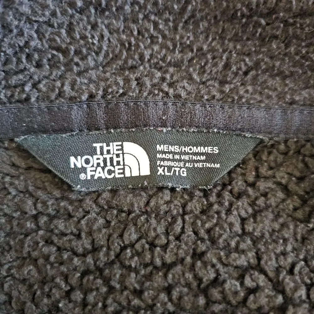 The North Face full zip sherpa lined jacket men's size XL